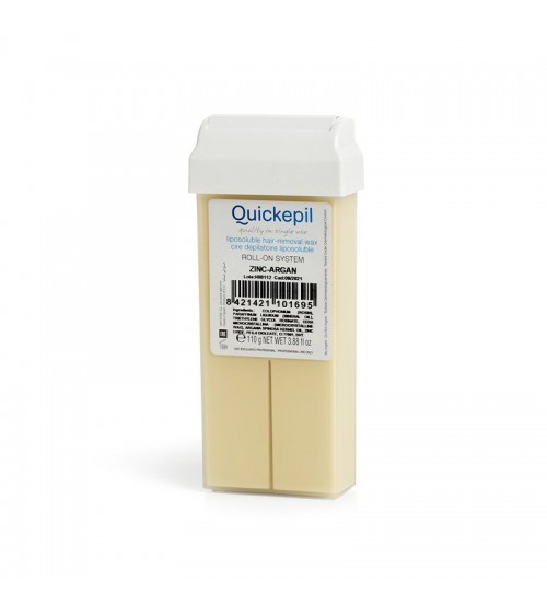 QUICKEPIL Cinko bei argano aliejaus vaško kasetė depiliacijai 110g