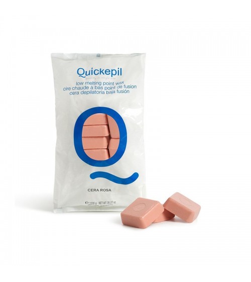 QUICKEPIL Kietasis vaškas depiliacijai Rožinis 1 KG