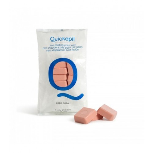 QUICKEPIL Kietasis vaškas depiliacijai Rožinis 1 KG