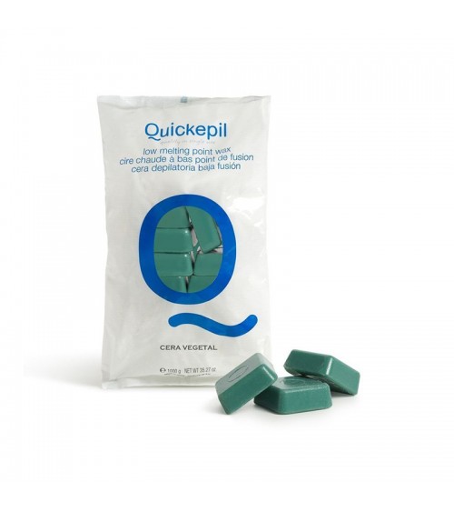 QUICKEPIL Vegetal Kietasis vaškas depiliacijai Žalias 1 KG