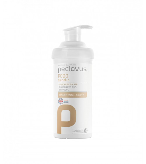PODOdiabetic Pėdų kremas su sidabru, 500 ml