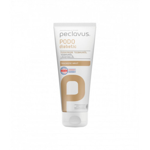 PODOdiabetic Pėdų kremas su arbatmedžių aliejumi, 100 ml