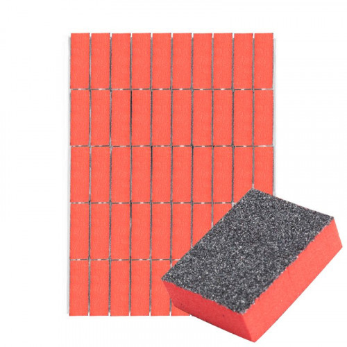 Mini Pilki Poliruokliai Blokeliai Bufai  60vnt. 100/180GR