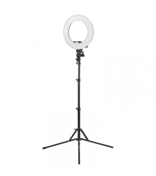 Lempa makiažui vizažui su stovu LED RING 12, 35W