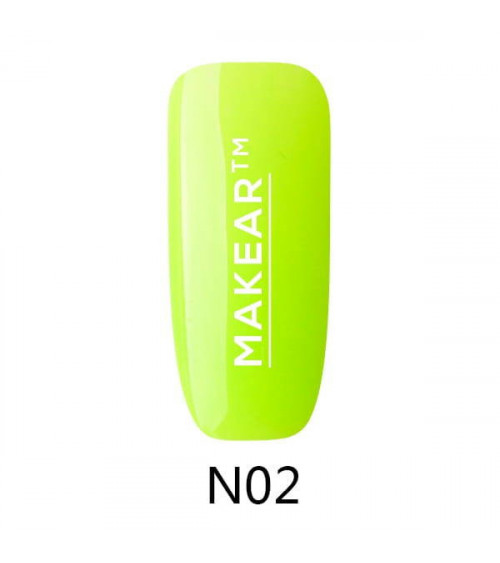 Gelinis nagų lakas Makear - Neon 02 - 8ml