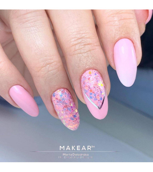 Gelinis nagų lakas Makear - 555 Lollipop - 8ml