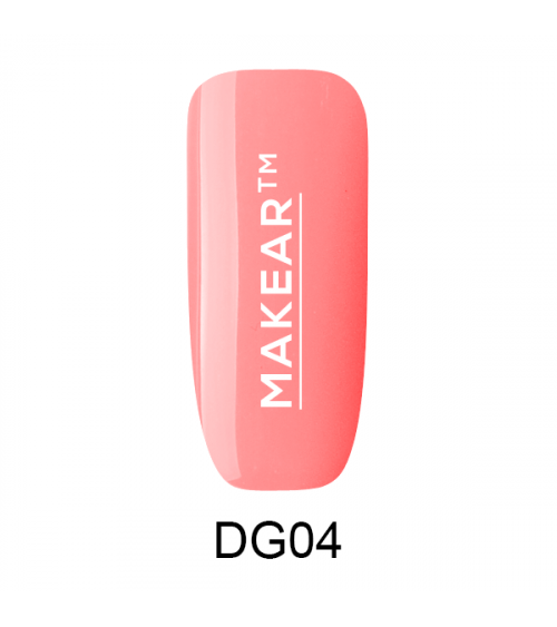 Gelinis nagų lakas Makear - Beach Peach - Sweet&Tasty DG04 8ml