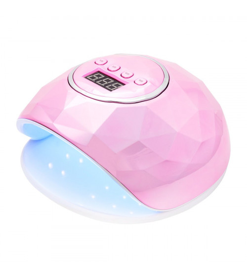 Hibridinė UV/LED lempa nagams SHINY 86W Rožinė