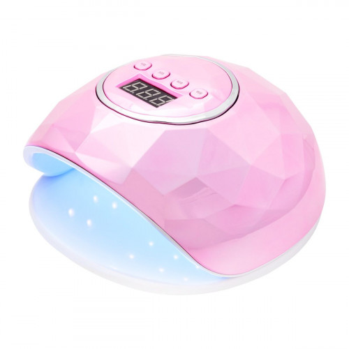Hibridinė UV/LED lempa nagams SHINY 86W Rožinė