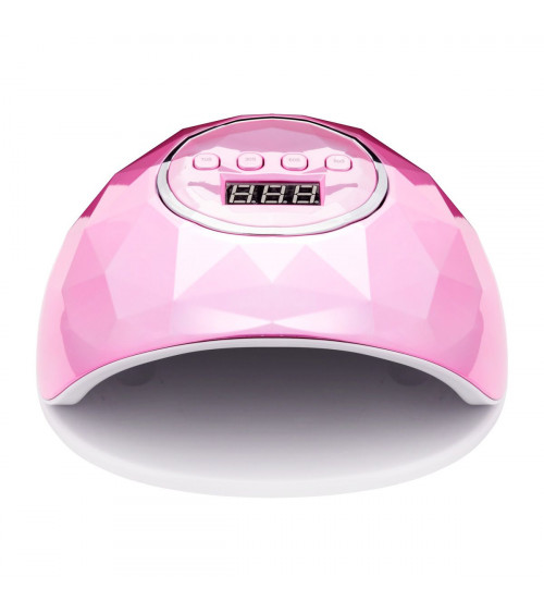 Hibridinė UV/LED lempa nagams SHINY 86W Rožinė