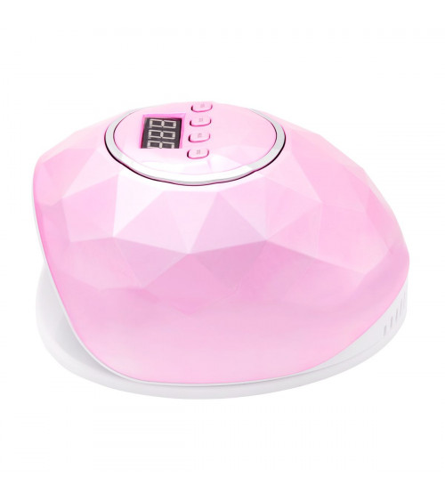 Hibridinė UV/LED lempa nagams SHINY 86W Rožinė