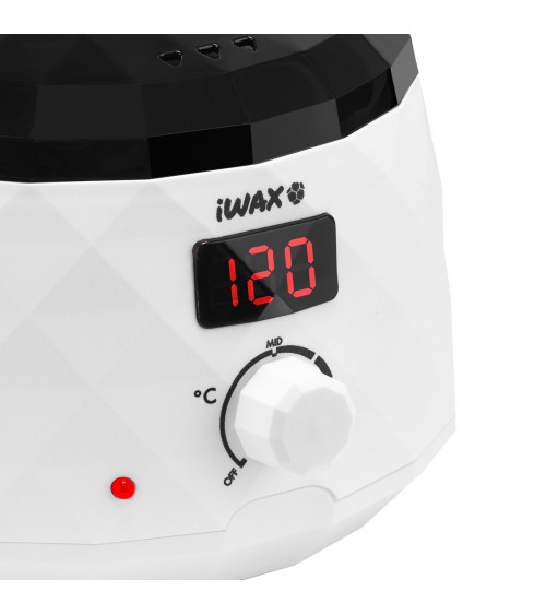 Vaško šildytuvas iWAX 400ml 100W Baltas