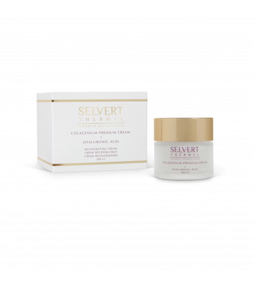 SELVERT THERMAL Kremas su kolagenu ir hialurono rūgštimi  50ml