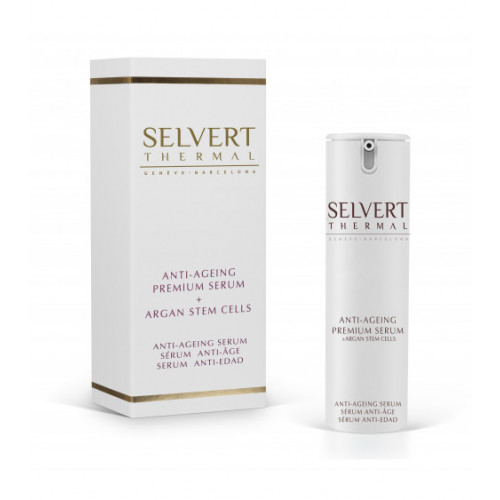 SELVERT THERMAL Serumas Prieš Odos Senėjimą su argano kamieninėmis ląstelėmis 50ml