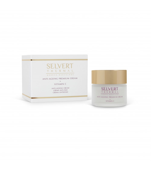 SELVERT THERMAL Kremas Prieš Odos Senėjimą su Vitaminu C 50ml