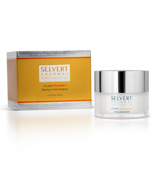 SELVERT THERMAL Revitalizuojamasis Kremas Su Vitaminu C 50 ml