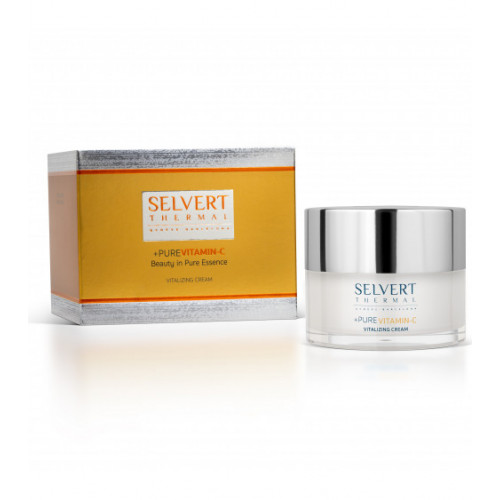 SELVERT THERMAL Revitalizuojamasis Kremas Su Vitaminu C 50 ml