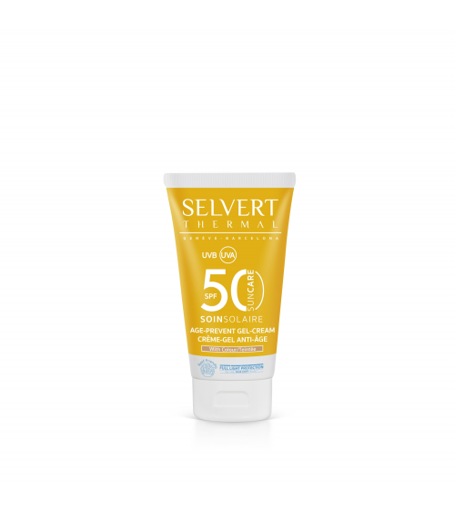 SELVERT THERMAL Apsauginis Kremas Gelis su Spalva SPF50 50ml