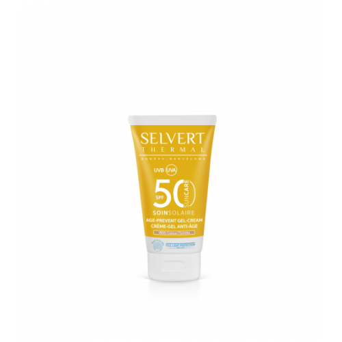SELVERT THERMAL Apsauginis Kremas Gelis su Spalva SPF50 50ml
