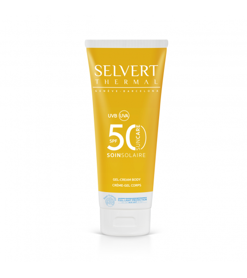 SELVERT THERMAL Apsauginis Kremas Gelis Kūnui SPF50 200ml