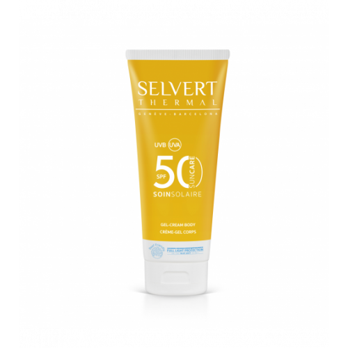 SELVERT THERMAL Apsauginis Kremas Gelis Kūnui SPF50 200ml