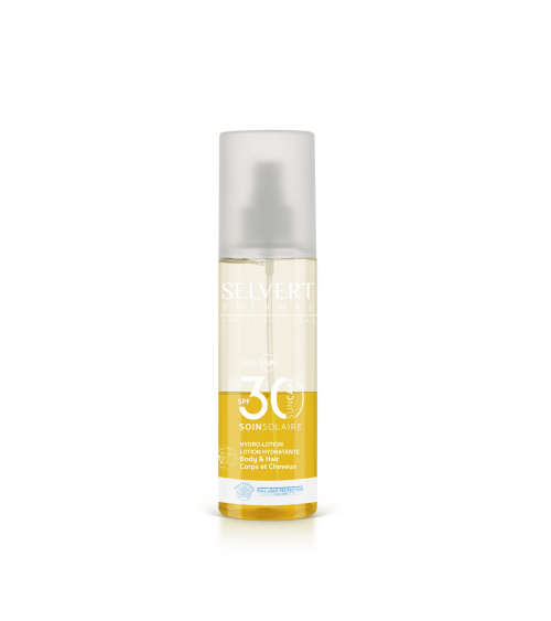 SELVERT THERMAL Dvifazė Drėkinamoji Apsauginė Dulksna Kūnui ir Plaukams SPF30 200ml