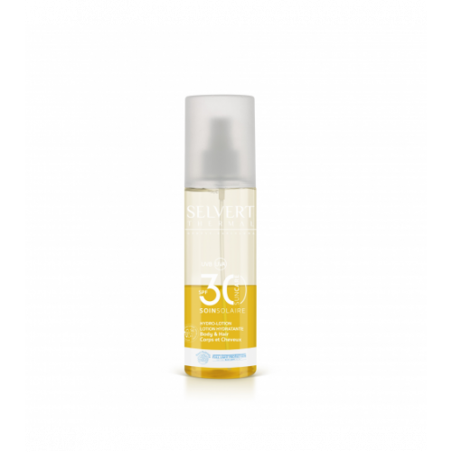 SELVERT THERMAL Dvifazė Drėkinamoji Apsauginė Dulksna Kūnui ir Plaukams SPF30 200ml
