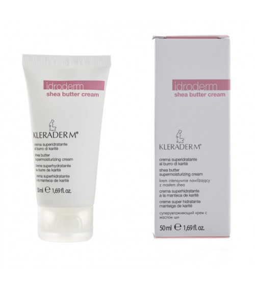 KLERADERM Drėkinamasis Kremas su Taukmedžių Sviestu 50ml