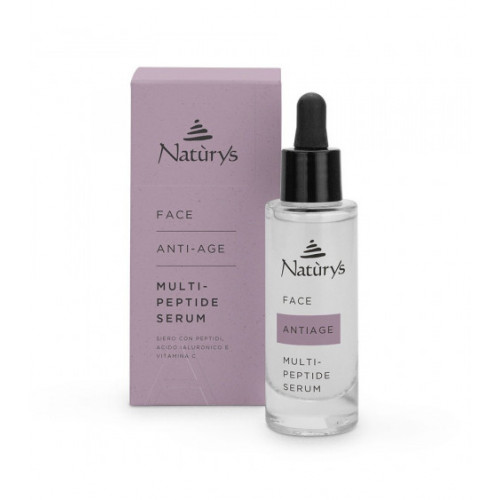 NATURYS Serumas su Peptidais ir Hialurono Rūgštimi Vit. C 30ml