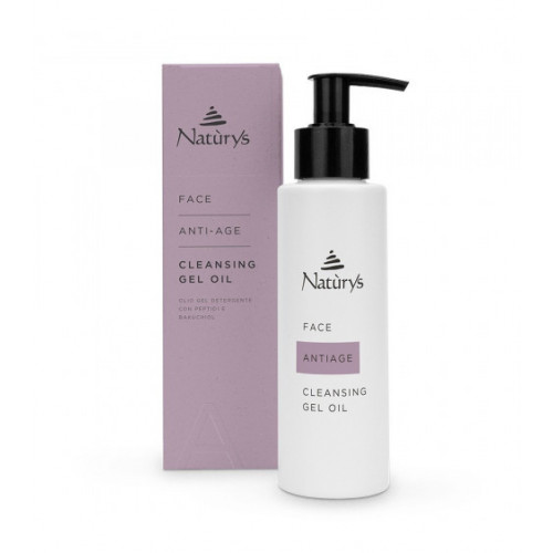 NATURYS Valomasis Aliejinis Gelis su Peptidais ir Bakučioliu 150ml