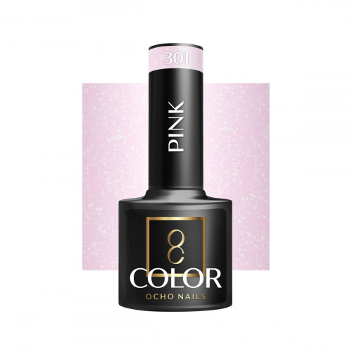 Hibridinis gelinis lakas OCHO NAILS pink 301 5ml