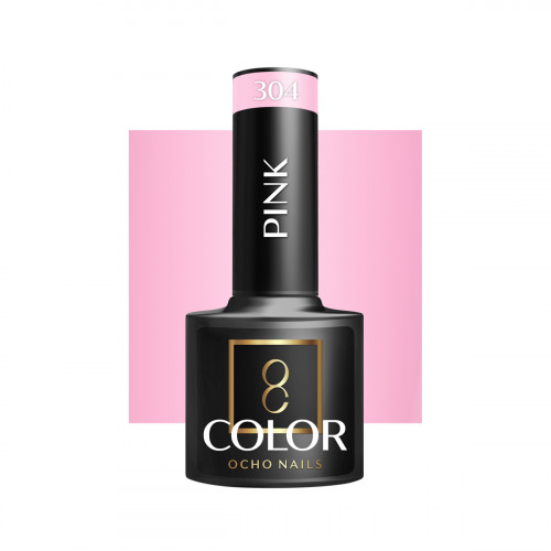 Hibridinis gelinis lakas OCHO NAILS pink 304 5ml