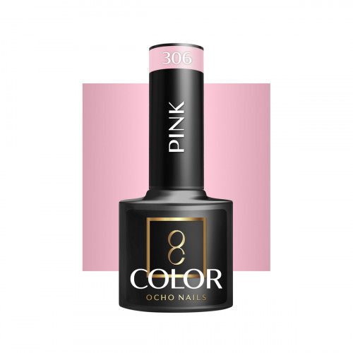 Hibridinis gelinis lakas OCHO NAILS pink 306 5ml