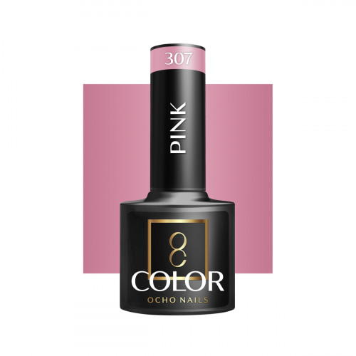 Hibridinis gelinis lakas OCHO NAILS pink 307 5ml