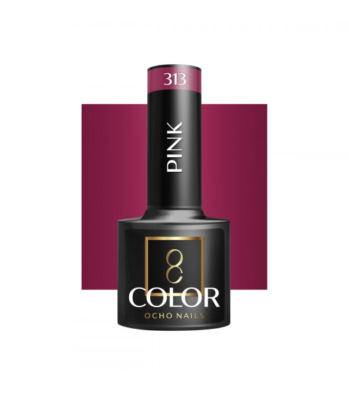 Hibridinis gelinis lakas OCHO NAILS pink 313 5ml