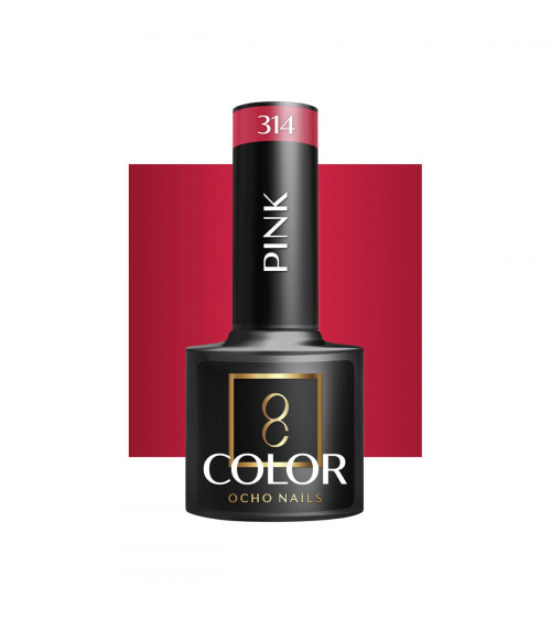 Hibridinis gelinis lakas OCHO NAILS pink 314 5ml
