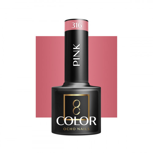 Hibridinis gelinis lakas OCHO NAILS pink 316 5ml