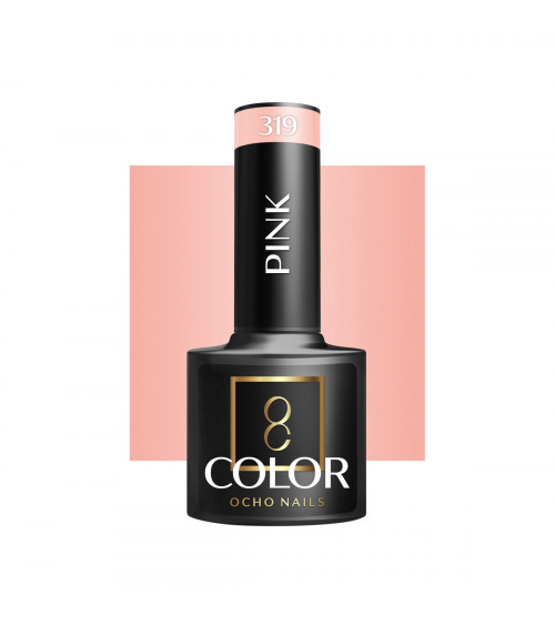 Hibridinis gelinis lakas OCHO NAILS pink 319 5ml