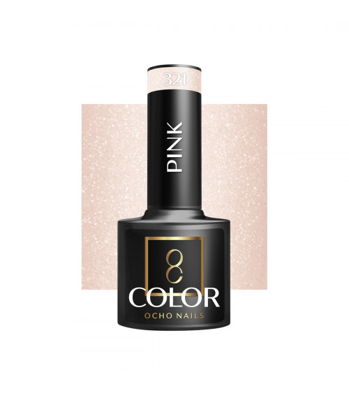 Hibridinis gelinis lakas OCHO NAILS pink 321 5ml