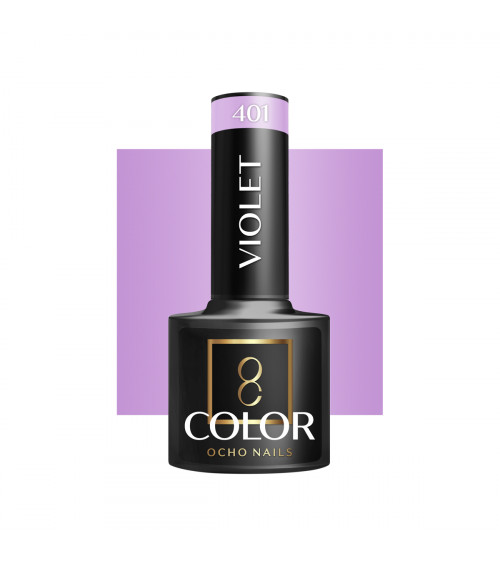 Hibridinis gelinis lakas OCHO NAILS violet 401 5ml