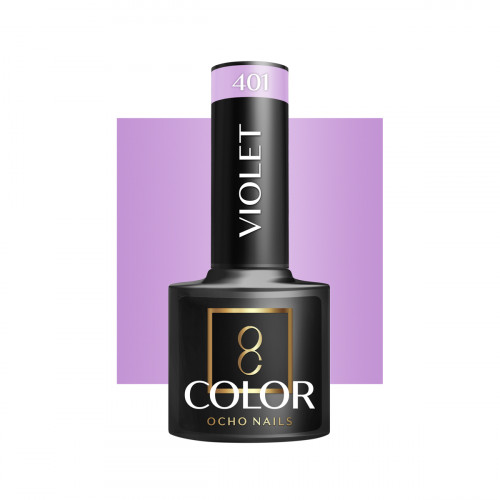 Hibridinis gelinis lakas OCHO NAILS violet 401 5ml