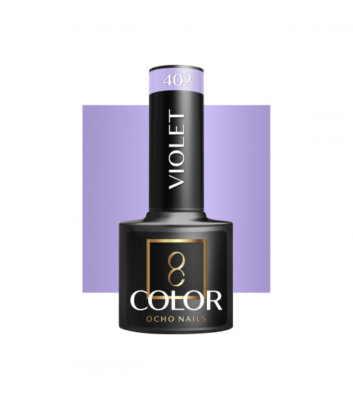 Hibridinis gelinis lakas OCHO NAILS violet 402 5ml