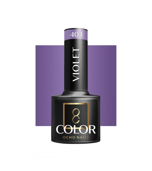 Hibridinis gelinis lakas OCHO NAILS violet 403 5ml