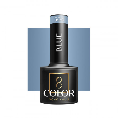 Hibridinis gelinis lakas OCHO NAILS blue 504 5ml