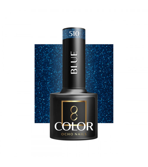Hibridinis gelinis lakas OCHO NAILS blue 510 5ml