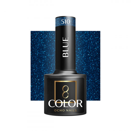 Hibridinis gelinis lakas OCHO NAILS blue 510 5ml