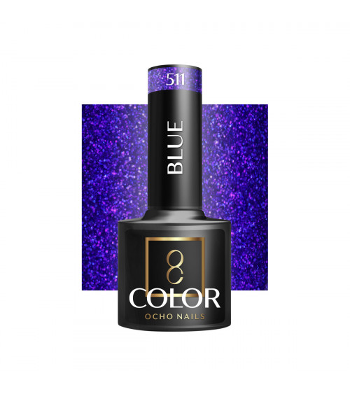 Hibridinis gelinis lakas OCHO NAILS blue 511 5ml