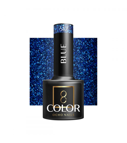 Hibridinis gelinis lakas OCHO NAILS blue 512 5ml