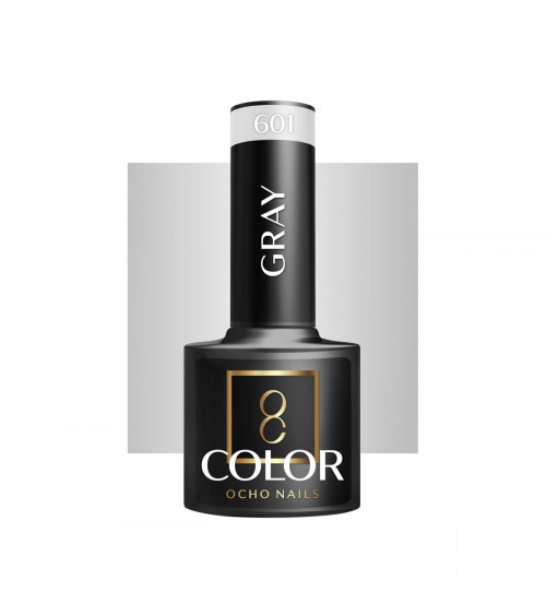 Hibridinis gelinis lakas OCHO NAILS gray 601 5ml