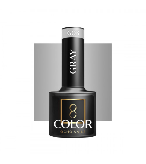 Hibridinis gelinis lakas OCHO NAILS gray 603 5ml